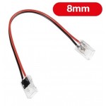 Conector M2 doble empalme rápido con Cable tira Led 8mm (COB) Monocolor